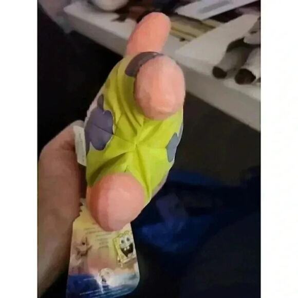 SpongeBob Squarepants PATRICK STAR Plush Toy 9in 2018 Nickelodeon Viacom EUC - Picture 5 of 6